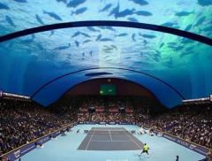 Il futuro del tennis? Sott’acqua, in uno stadio sottomarino a Dubai