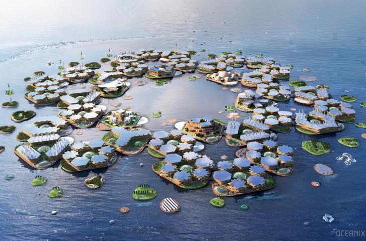 Oceanix, la città galleggiante per contrastare i cambiamenti climatici - In a Bottle