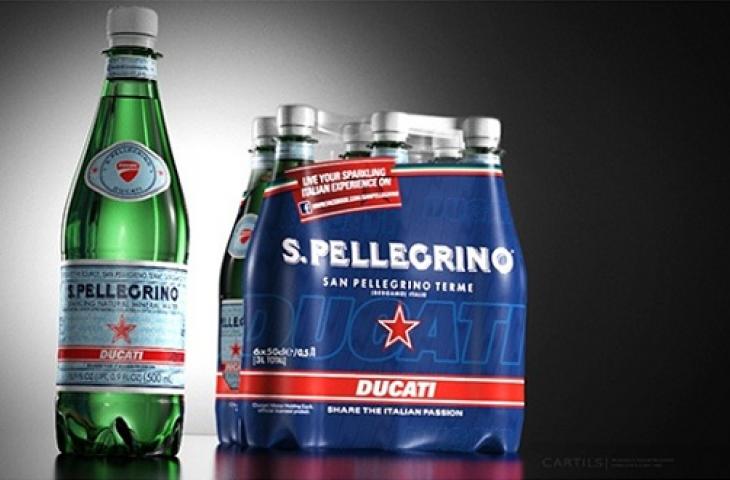 Le bollicine di S.Pellegrino "rombano" con Ducati