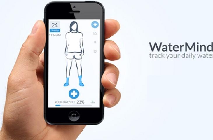 Water Minder, l'app che monitora l'acqua bevuta quotidianamente