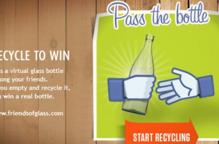 "Pass the bottle", il riciclo viaggia in rete  