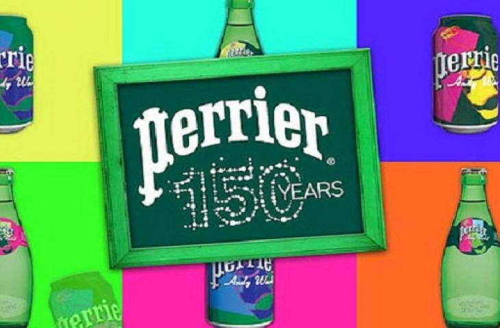Perrier water, 150 years old but feeling younger
