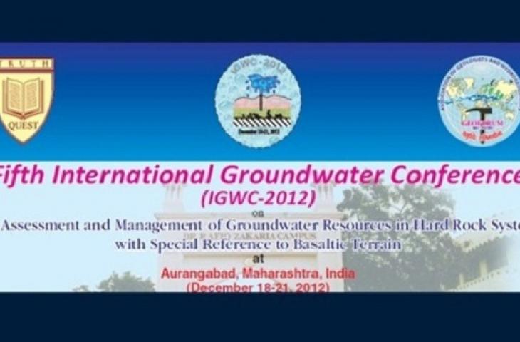 In India la Fifth International Groundwater Conference