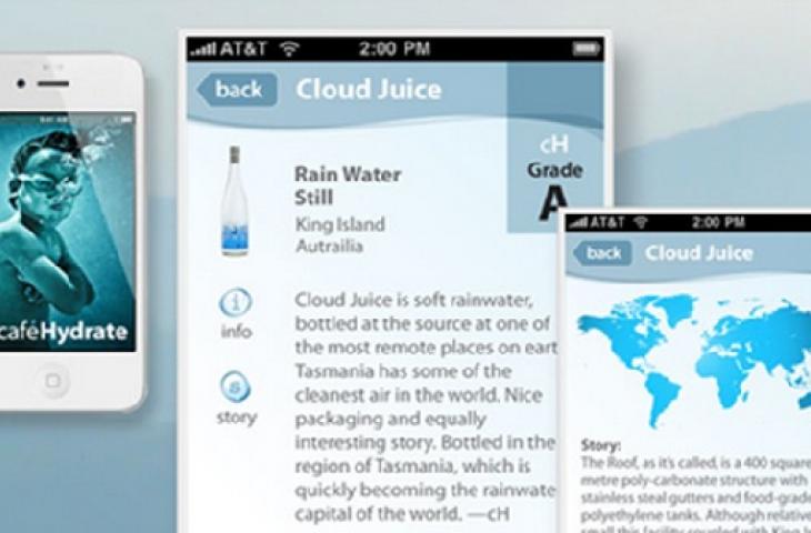 E adesso l'acqua preferita si sceglie con un'App
