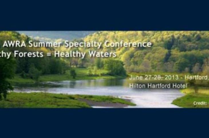 Ad Hartford, in Connecticut, l'AWRA Annual Conference Healthy Forests = Healthy Waters