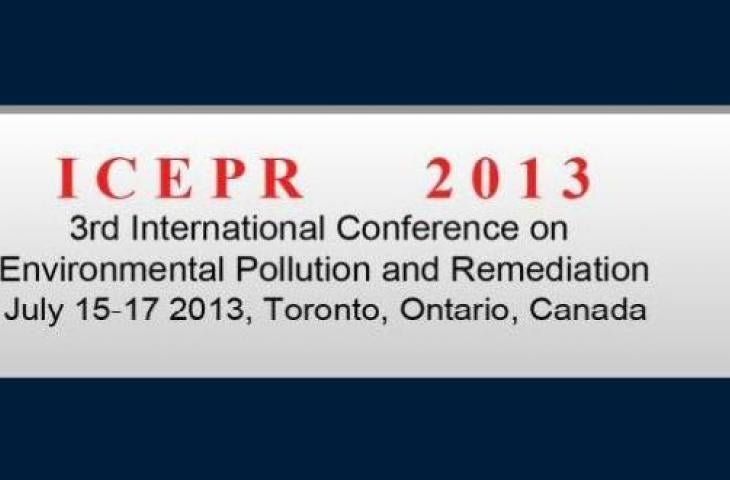 A Toronto la terza International Conference on Environmental Pollution and Remediation