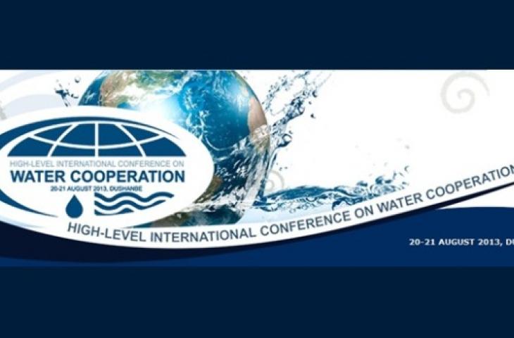 A Dushanbe l'High Level International Conference on Water Cooperation