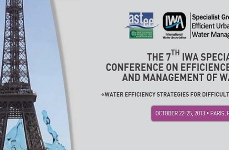 A Parigi settima edizione dell'IWA Specialist Conference sull'acqua