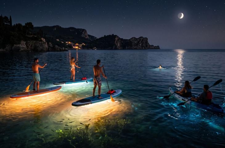 Acqua di notte il nuovo trend delle escursioni acquatiche sotto le stelle