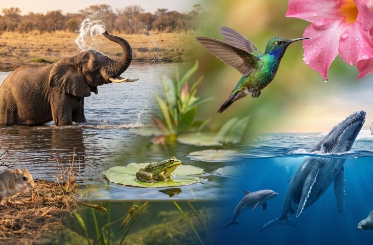 Gli animali e l'acqua chi ne ha davvero più bisogno