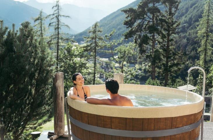 QC Terme Bagni di Bormio, un percorso sensoriale con vista sulle Alpi