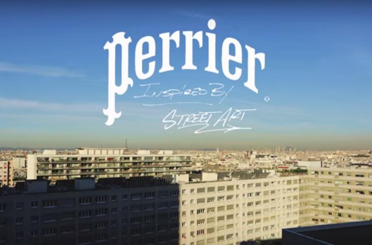 La street art celebra la mitica Perrier