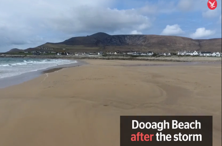 Dopo 33 anni torna la spiaggia di Dooagh  alt_tag