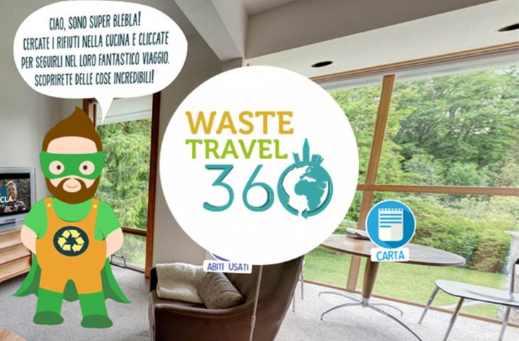 Waste Travel 260°: Realtà Virtuale per Riciclare i Rifiuti - In a Bottle