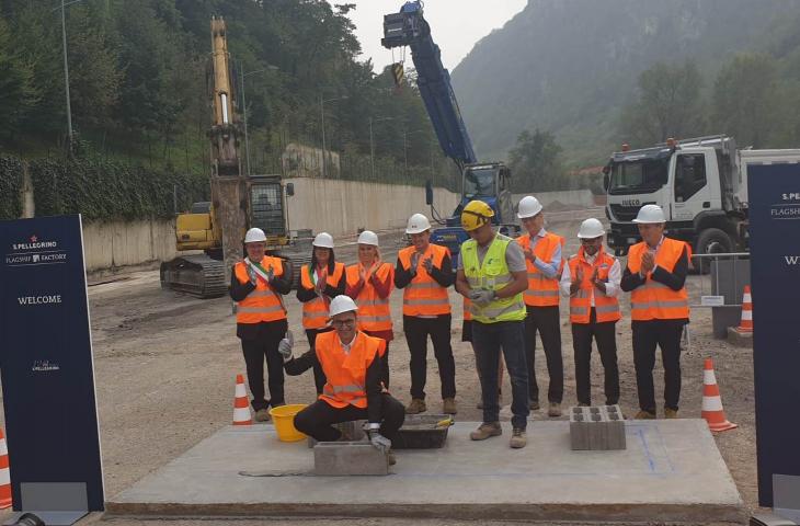 Groundbreaking ceremony for  the Sanpellegrino “Factory of the future” - In a Bottle