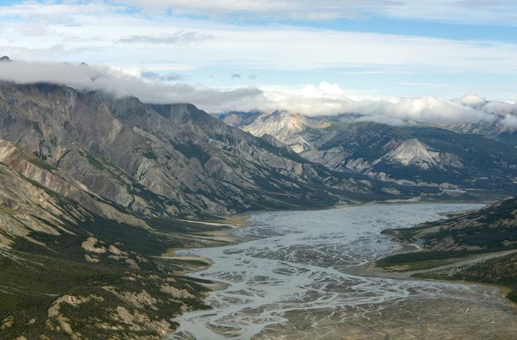 In Canada i cambiamenti climatici prosciugano il fiume Slims  alt_tag