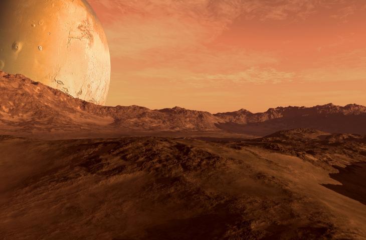 Ghiaccio secco all'origine dell'acqua su Marte
