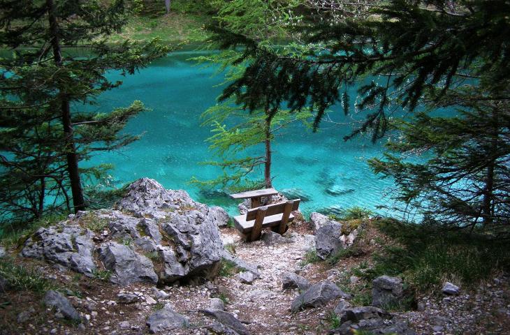 Grüner See: il parco che si trasforma in un lago