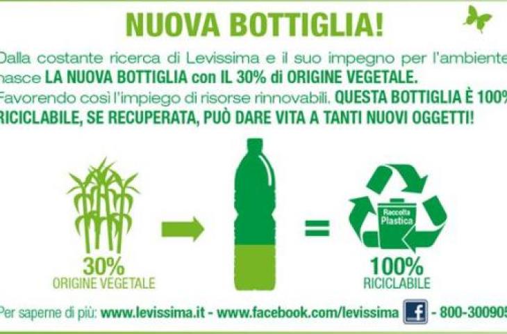 Bio Based PET, la bottiglia con il 30% di origine vegetale