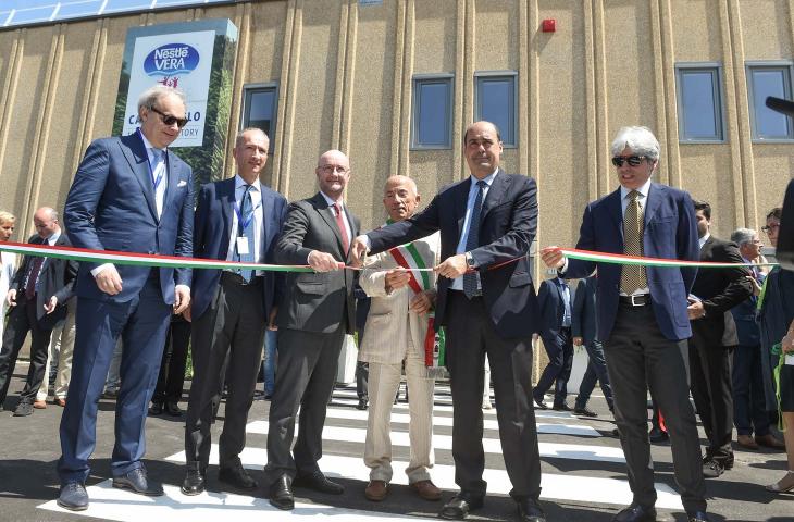 inaugurazione stabilimento Nestlé Vera Castrocielo