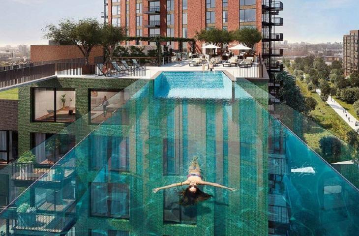 Sky Pool, arriva a Londra la prima piscina sospesa nel vuoto