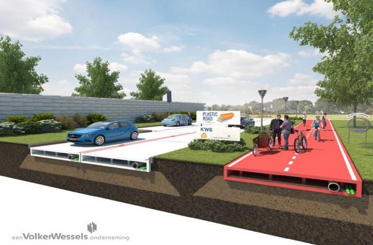 L’Olanda punta all’asfalto ecologico con plastica riciclata 