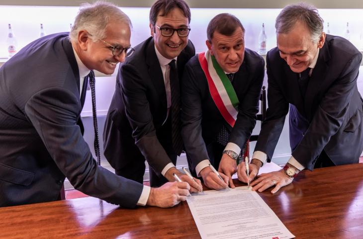 Sanpellegrino firma a Scarperia un Protocollo d’Intesa con la Regione Toscana