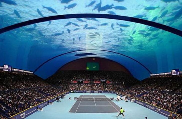 Il futuro del tennis? Sott’acqua, in uno stadio sottomarino a Dubai