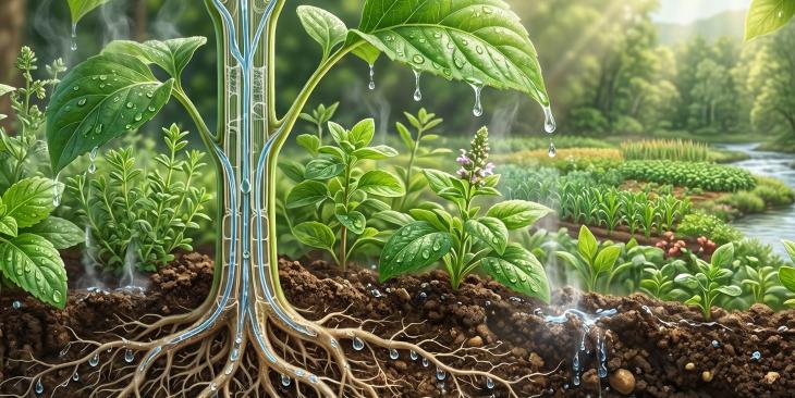 Acqua e piante il legame invisibile che sostiene la vita