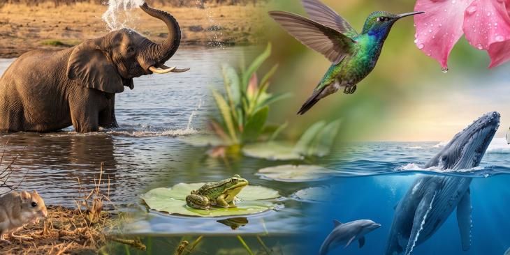 Gli animali e l'acqua chi ne ha davvero più bisogno