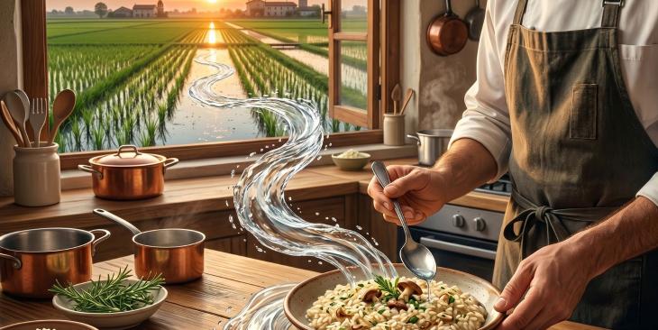 Il riso, l’acqua che si fa nutrimento