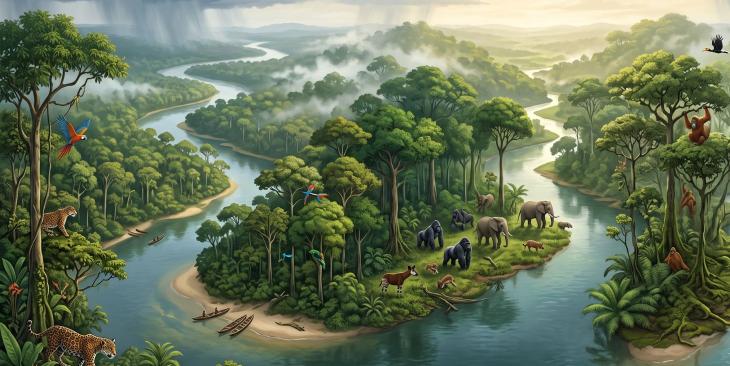 Le foreste pluviali più grandi del pianeta