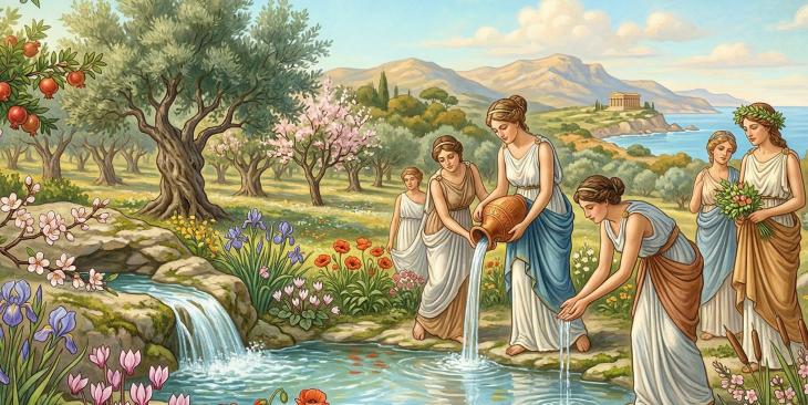 Miti di Primavera la simbologia dell'acqua nei riti di rinascita del Mediterraneo