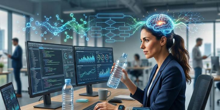 Biohacking e idratazione: l'algoritmo dell'acqua per migliorare le prestazioni cognitive a lavoro