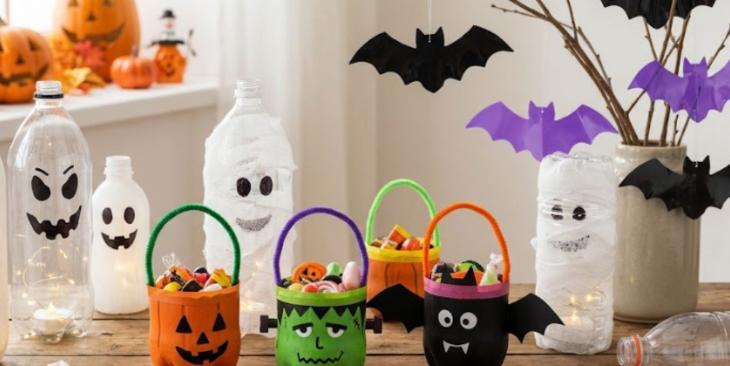 Riciclo da brividi come trasformare le bottiglie di plastica in decorazioni per Halloween