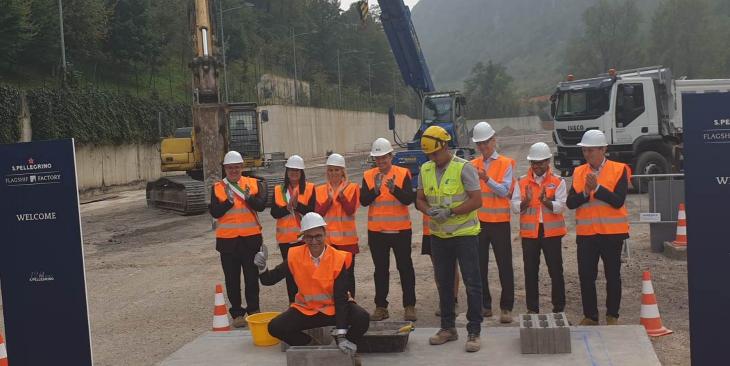 Groundbreaking ceremony for  the Sanpellegrino “Factory of the future” - In a Bottle