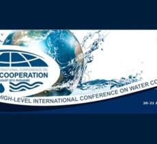 A Dushanbe l'High Level International Conference on Water Cooperation