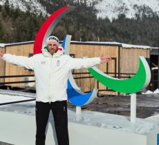 Davide Bendotti la forza di rinascere sulla neve