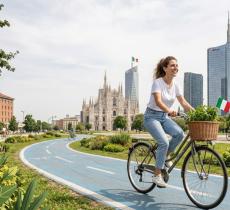 Perché le città che fanno spazio alle biciclette respirano meglio
