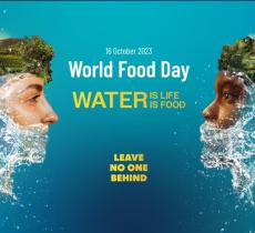 La risorsa acqua protagonista della Giornata Mondiale dell’Alimentazione 2023