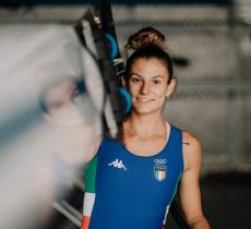 Federica Cesarini, leggerezza e determinazione sull'acqua