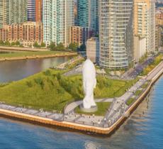 Water’s soul: la scultura di New York che “zittisce” tutti per riflettere
