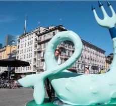 Un’opera green a Milano per “riforestare” i fondali marini in Sardegna