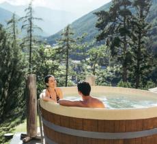 QC Terme Bagni di Bormio, un percorso sensoriale con vista sulle Alpi