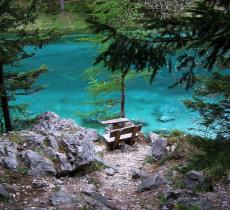 Grüner See: il parco che si trasforma in un lago
