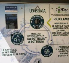 Levissima Regeneration: inaugurato nuovo eco-compattatore Coripet presso il Fantini Club di Cervia  