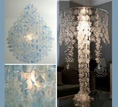 Creazioni con bottiglie di plastica: dai lampadari ai quadri
