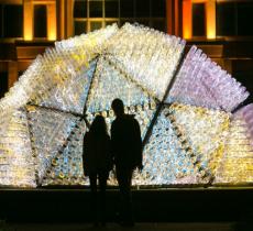 Le opere ready-made di Murno sono visibili al Giardino Botanico di Atlanta