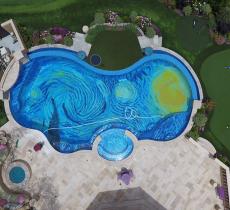 E' californiana la piscina ispirata a Van Gogh alt_tag