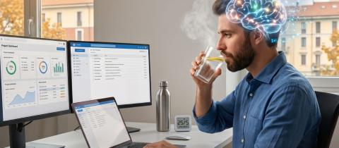 “Brain Hydration” come l’acqua batte il brain fog da rientro